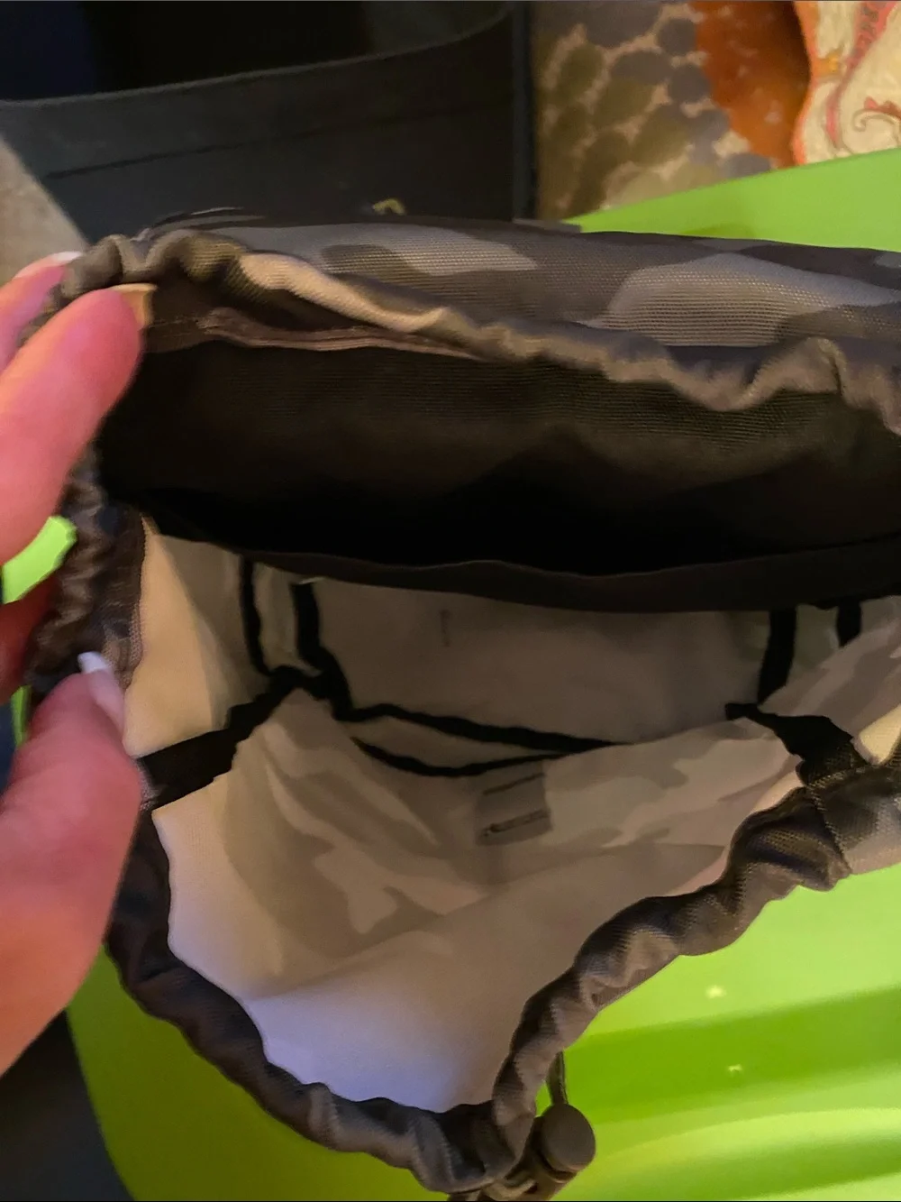 PINK Victoria's Secret Olive Camo Mini Backpack